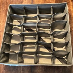 Periea Gray Organizational and Collapsible Drawer Square